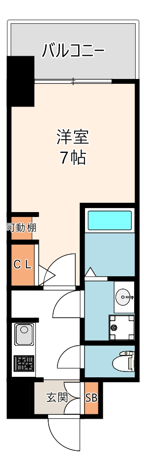 7階の間取り図