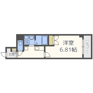 6階の間取り図