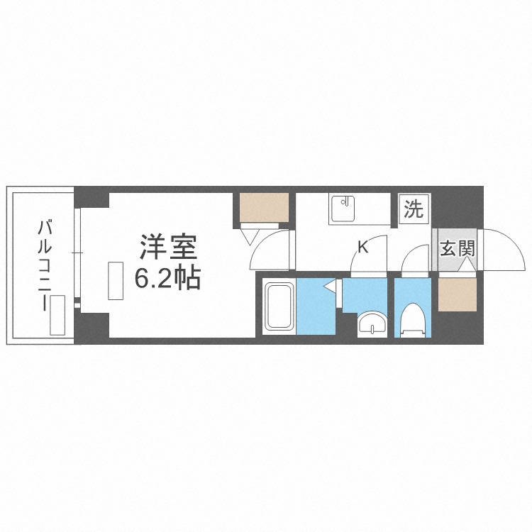 2階の間取り図