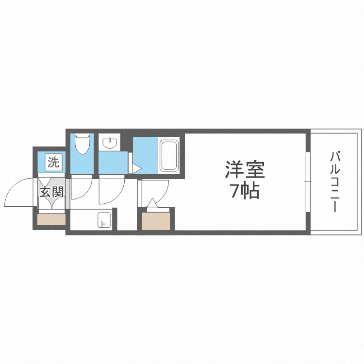 8階の間取り図