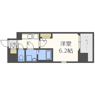 4階の間取り図