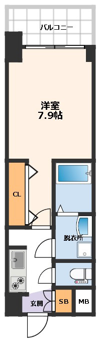 7階の間取り図