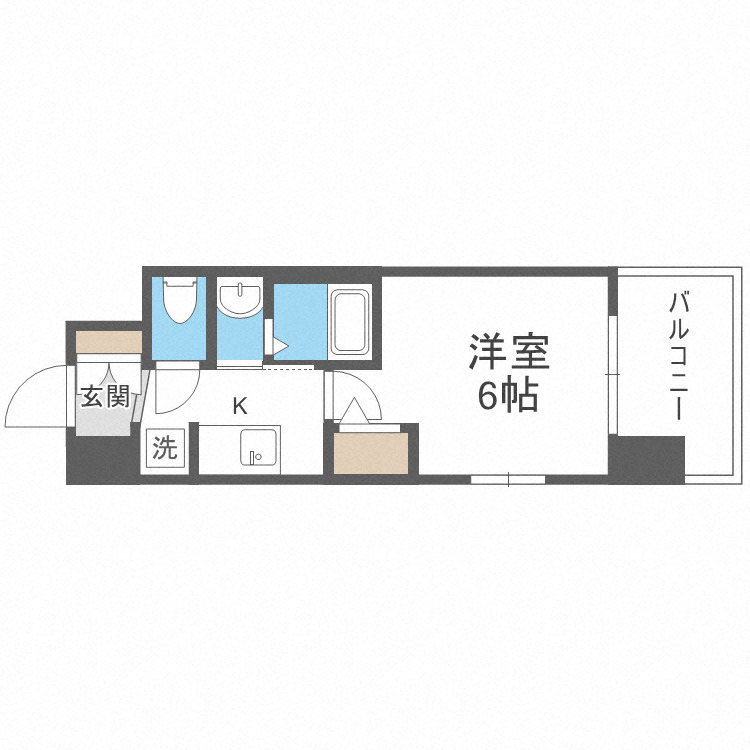 3階の間取り図