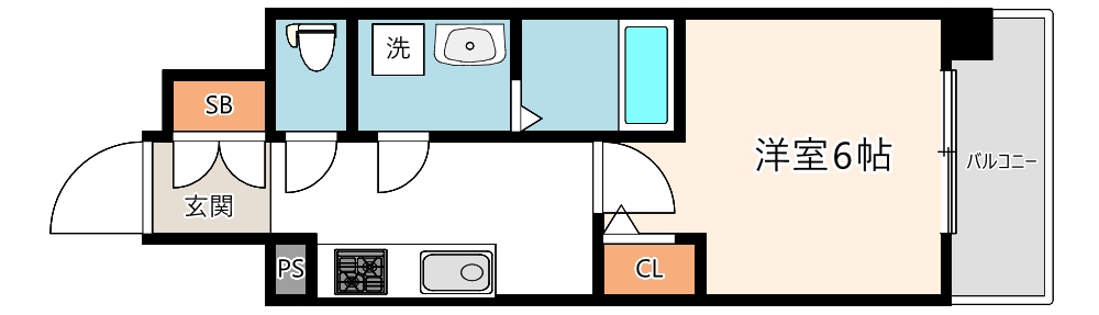 5階の間取り図