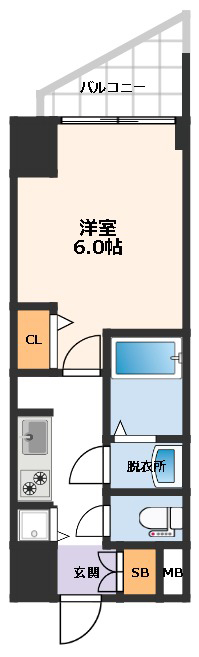 9階の間取り図