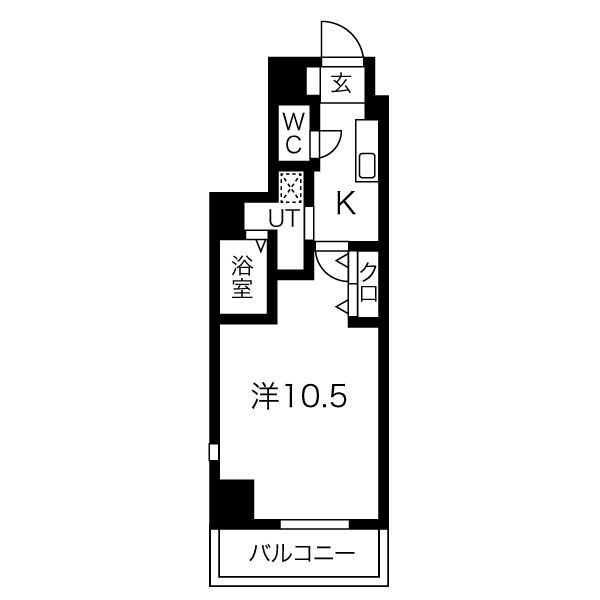 2階の間取り図