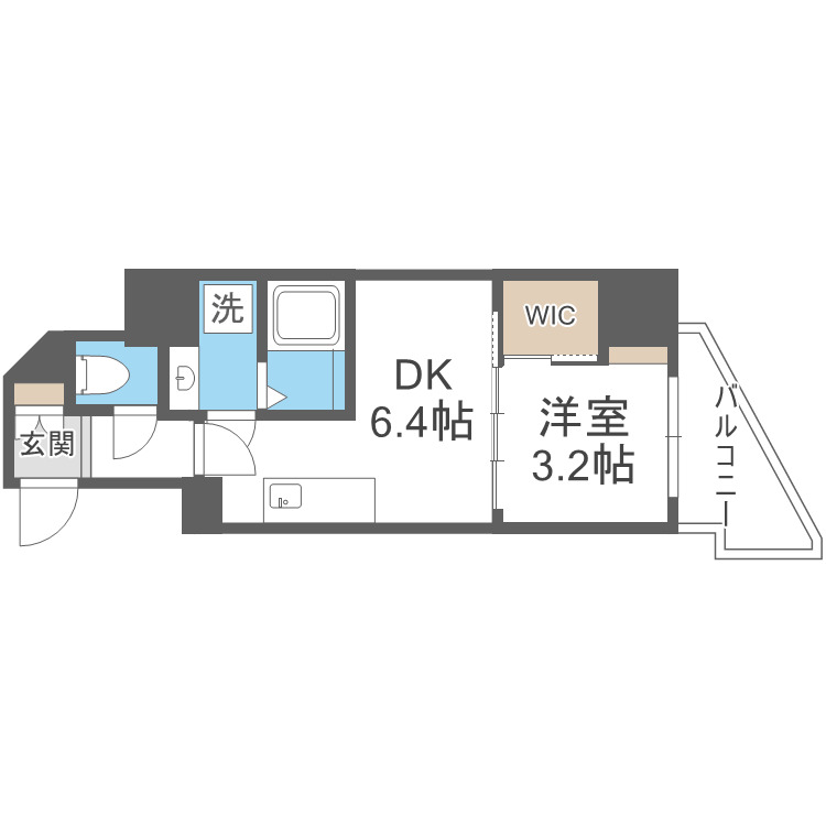 2階の間取り図