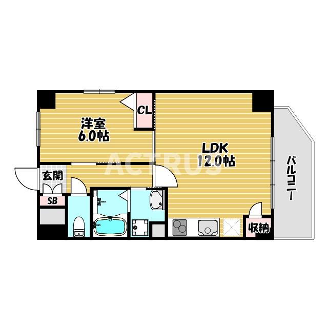3階の間取り図