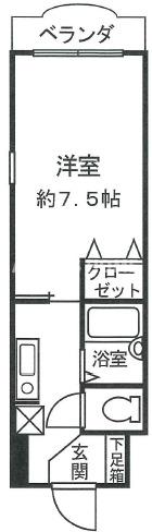 4階の間取り図
