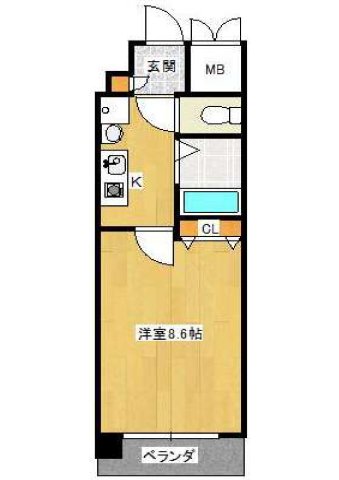 9階の間取り図