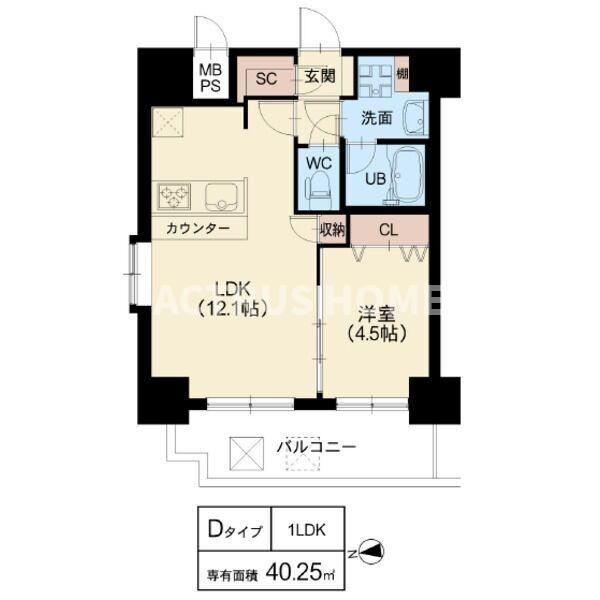 14階の間取り図