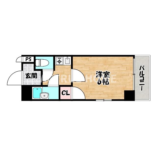 4階の間取り図