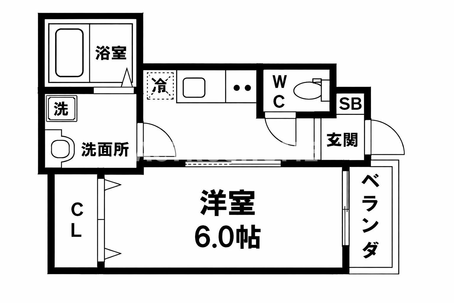 1階の間取り図