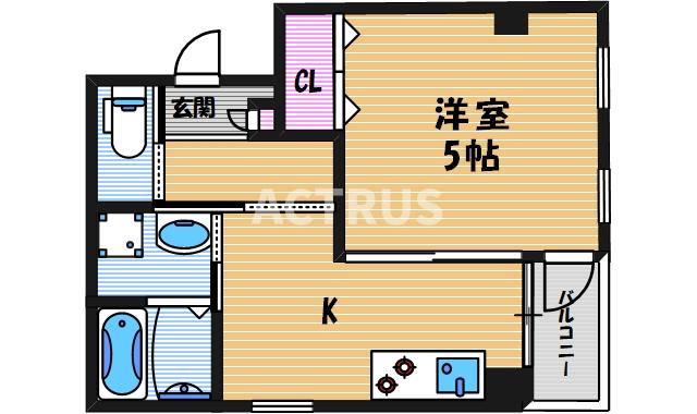 2階の間取り図