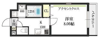 4階の間取り図