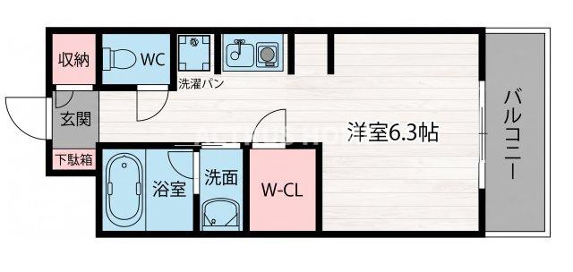 7階の間取り図