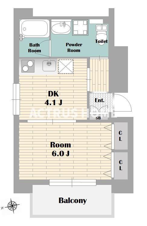 9階の間取り図