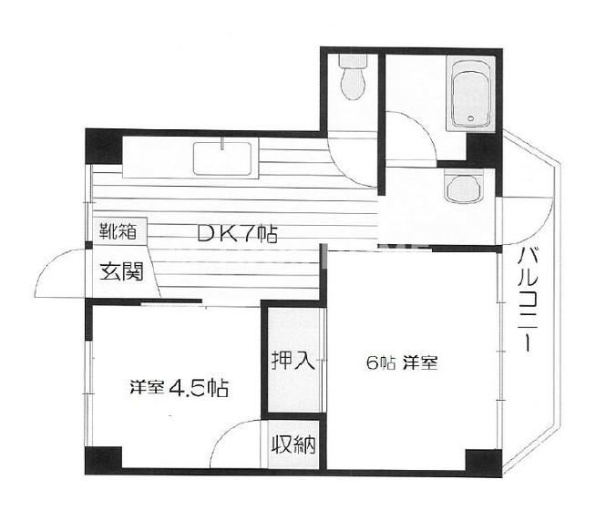 4階の間取り図