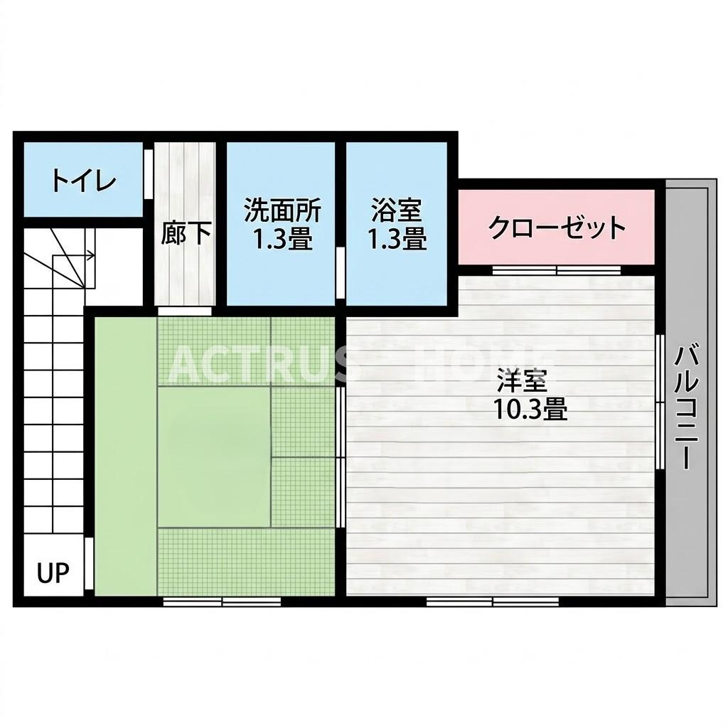 2階の間取り図