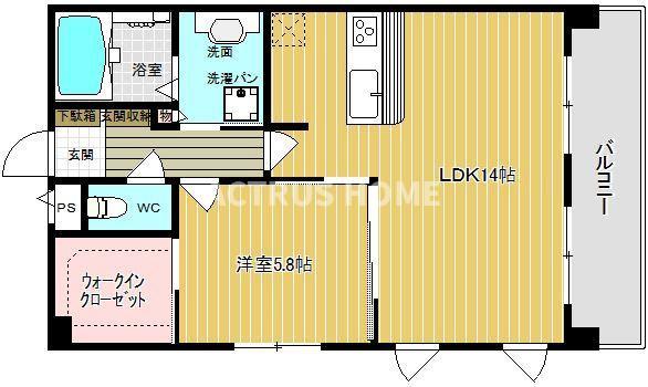 13階の間取り図