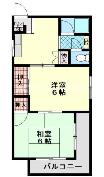 4階の間取り図