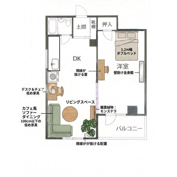 2階の間取り図