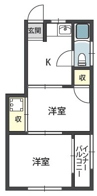3階の間取り図