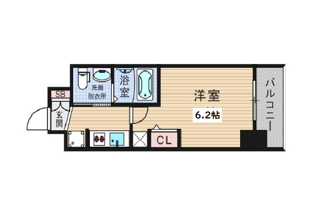 9階の間取り図