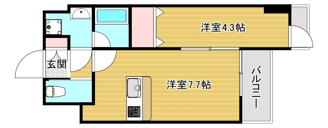 6階の間取り図