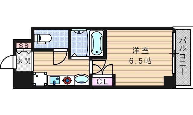 2階の間取り図