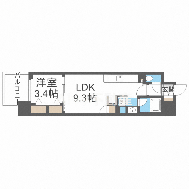 3階の間取り図