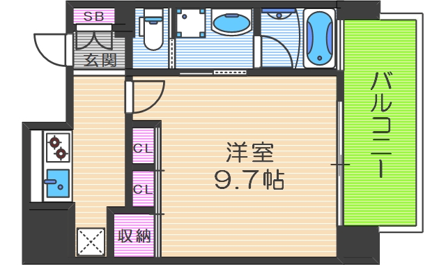 10階の間取り図