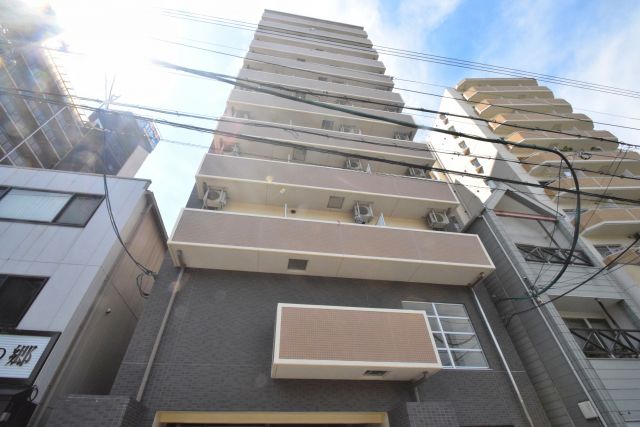 ヒルズ夕陽丘の外観
