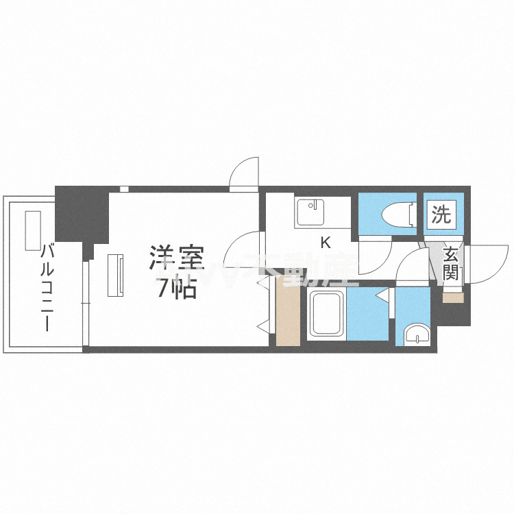 6階の間取り図