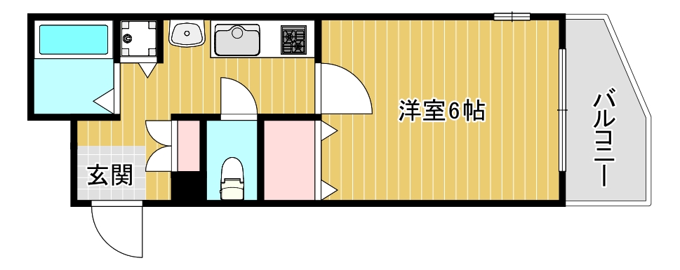 6階の間取り図