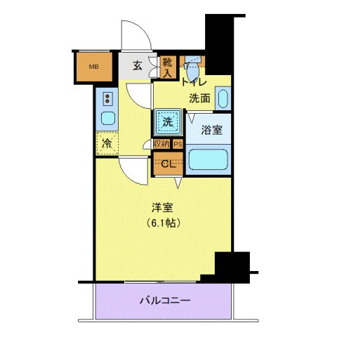 4階の間取り図