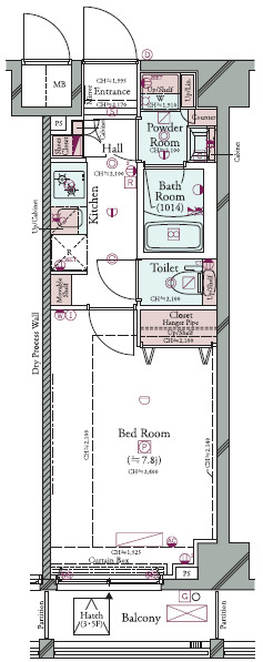 7.8帖の居室/インターネット無料の快適住空間