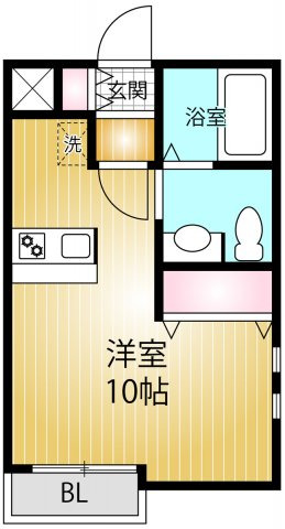 広々洋室は10帖！