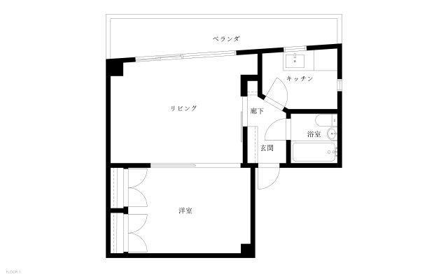 4階の間取り図