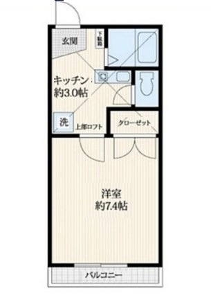 2階の間取り図
