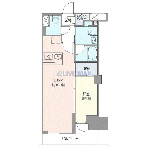 4階の間取り図