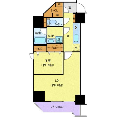3階の間取り図
