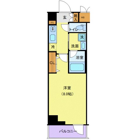 5階の間取り図