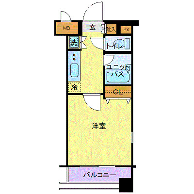 4階の間取り図