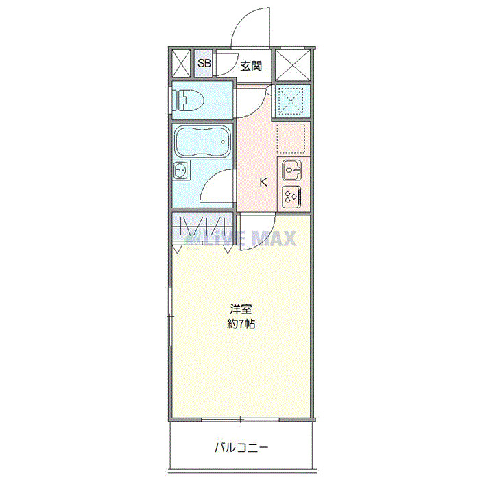 5階の間取り図