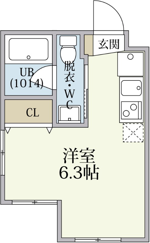 1階の間取り図