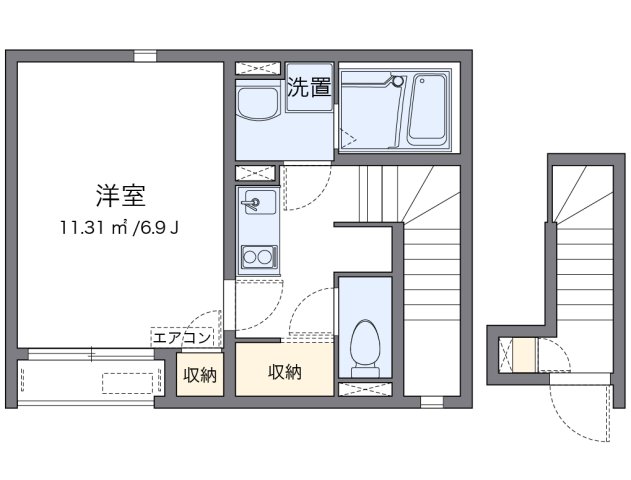 代表的な間取のため実際の間取とは異なる場合があります