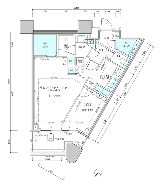 44階の間取り図