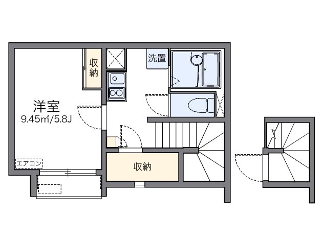 代表的な間取のため実際の間取とは異なる場合があります