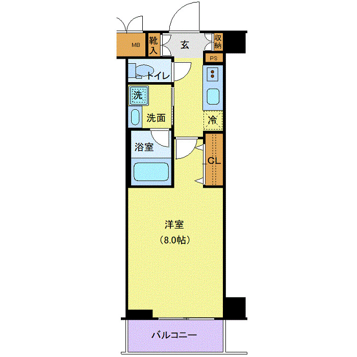 5階の間取り図